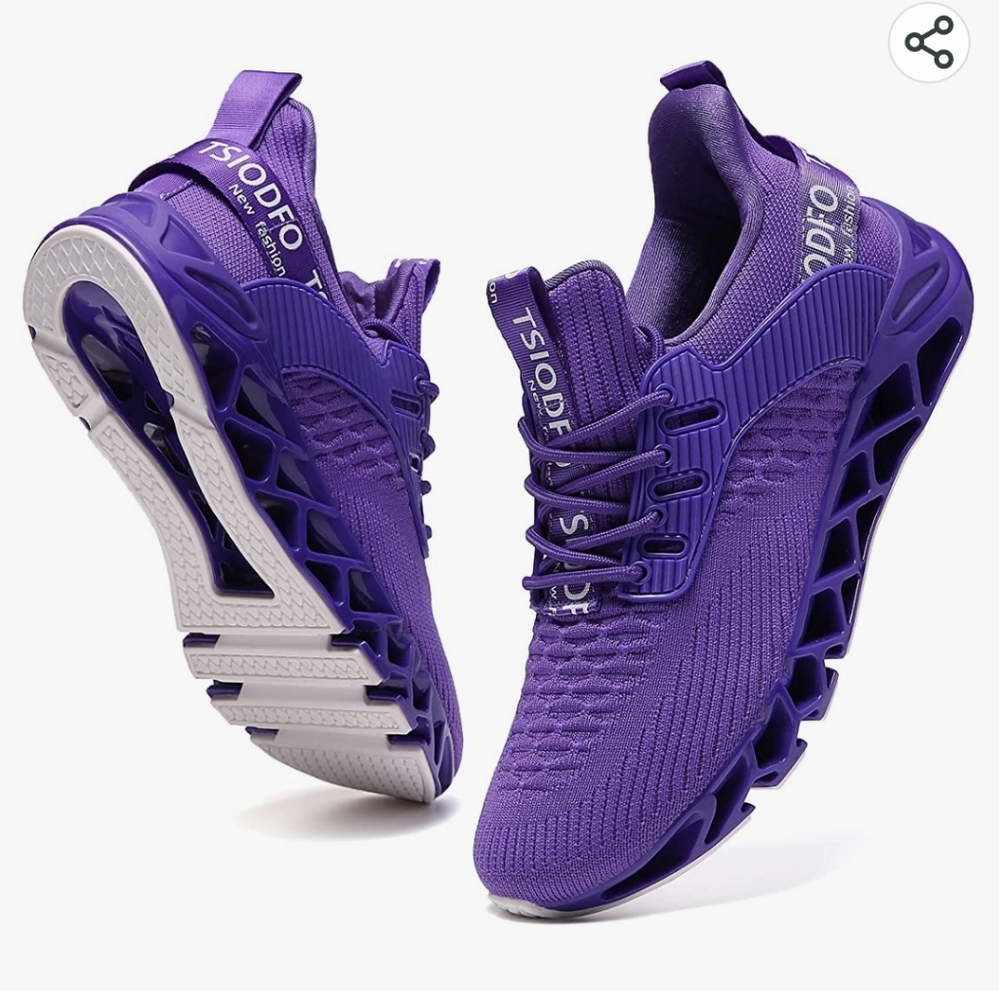 Mens New Fashion Sneakers in Purple